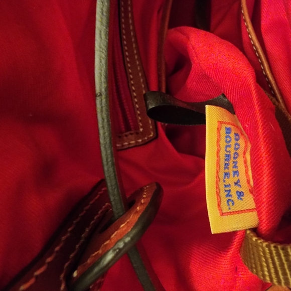 Dooney & Bourke Florentine Buckley Brown Leather Handbag - Picture 11 of 12